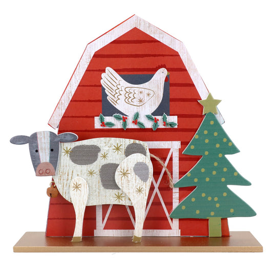 Christmas Farmhouse Ornament