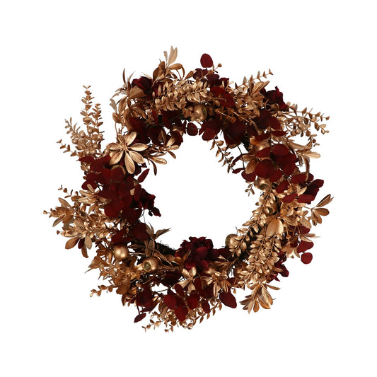 Christmas Burgundy Wreath