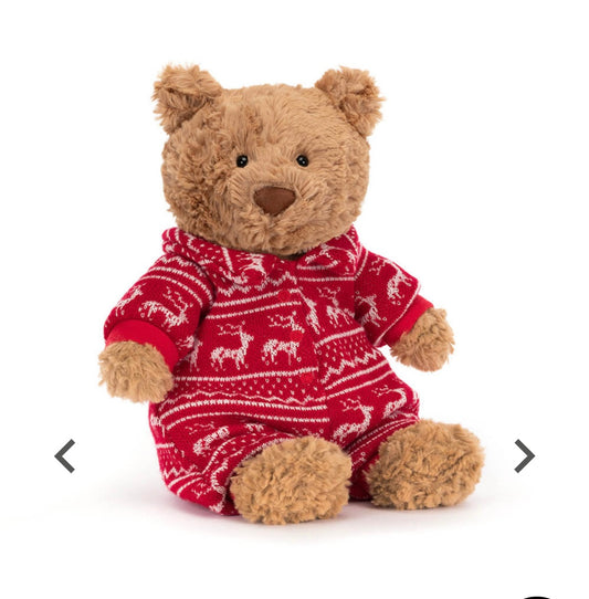 Bartholemew Bear Winter Pyjamas