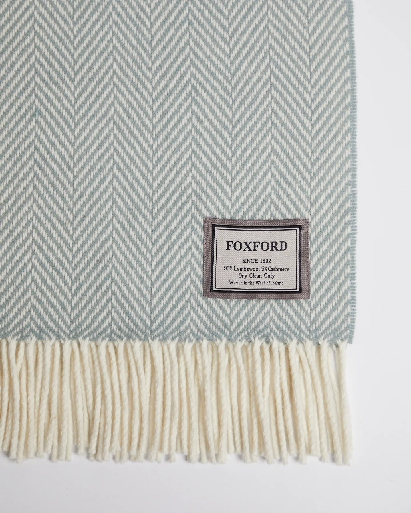 Foxford Achill Cashmere and Lambswool Throw